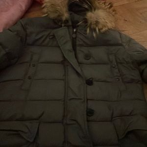 Super cute king green Moncler jacket